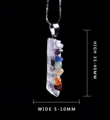 Healing Seven Chakra Crystals Necklace-Your Soul Place